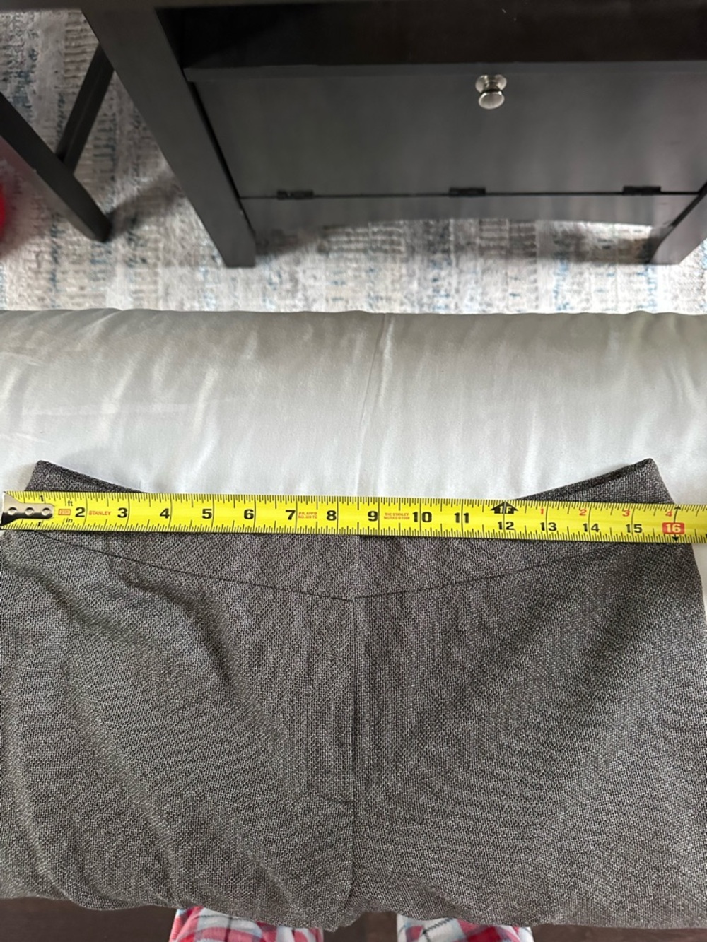Lafayette 148 NY Barrow Pants Size 8 Brown Textured Career Trouser - Picture 6 of 8